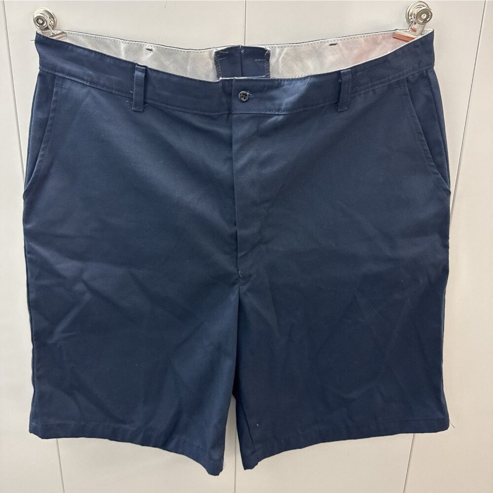 Red Kap Uniform Shorts Men's 42 Chino Blue